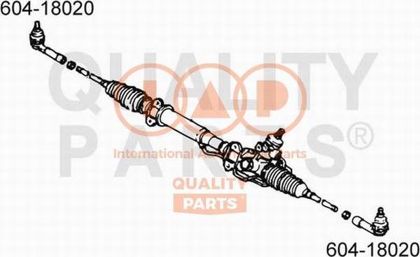 IAP QUALITY PARTS 604-18020 - Rotule de barre de connexion droxauto.com