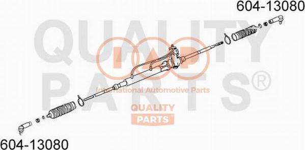IAP QUALITY PARTS 604-13080 - Rotule de barre de connexion droxauto.com