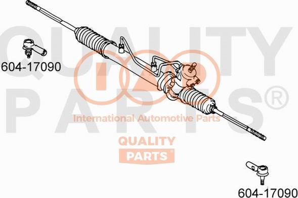 IAP QUALITY PARTS 604-17090 - Rotule de barre de connexion droxauto.com