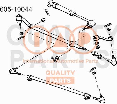 IAP QUALITY PARTS 605-10044 - Barre de connexion droxauto.com