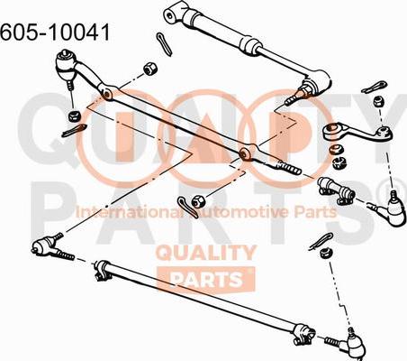 IAP QUALITY PARTS 605-10041 - Barre de connexion droxauto.com