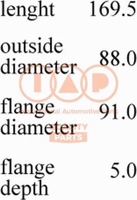 IAP QUALITY PARTS 103-13172SP - Kit de chemises de cylindre droxauto.com