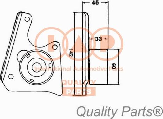 IAP QUALITY PARTS 127-06022 - Poulie-tendeur, courroie de distribution droxauto.com