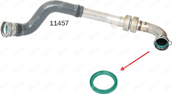 Ibras 11465 - Bague d'étanchéité, gaine de suralimentation droxauto.com