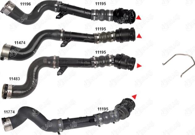 Ibras 11014 - Bride de fixation, gaine de suralimentation droxauto.com