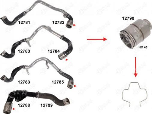 Ibras 12792 - Bride de fixation, gaine de suralimentation droxauto.com