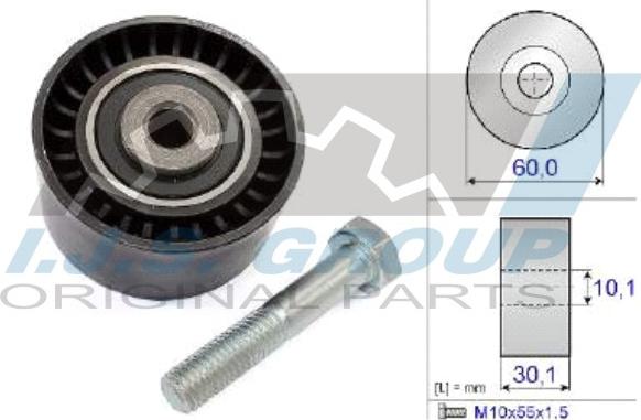 IJS GROUP 93-1882 - Poulie renvoi / transmission, courroie de distribution droxauto.com