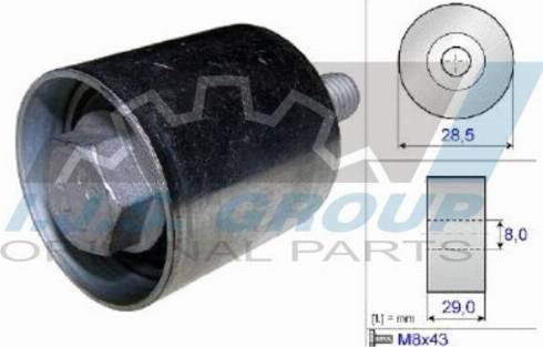 IJS GROUP 93-2148 - Poulie renvoi / transmission, courroie de distribution droxauto.com