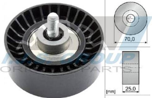 IJS GROUP 93-2143 - Poulie renvoi / transmission, courroie trapézoïdale à nervures droxauto.com