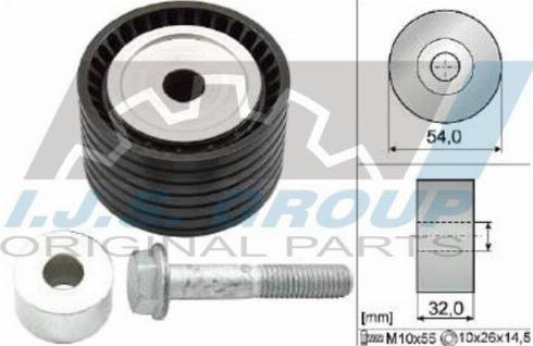 IJS GROUP 93-2142 - Poulie renvoi / transmission, courroie de distribution droxauto.com