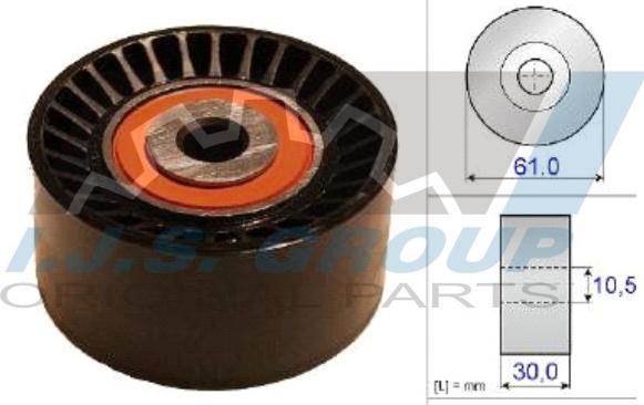 IJS GROUP 93-2127 - Poulie renvoi / transmission, courroie de distribution droxauto.com