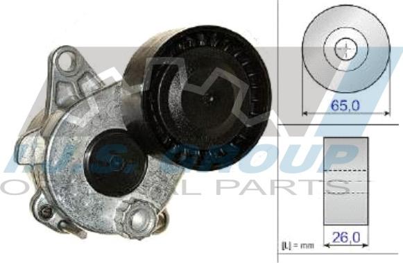 IJS GROUP 93-2399 - Tendeur de courroie, courroie trapézoïdale à nervures droxauto.com