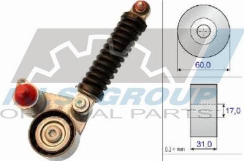 IJS GROUP 93-2259 - Tendeur de courroie, courroie trapézoïdale à nervures droxauto.com