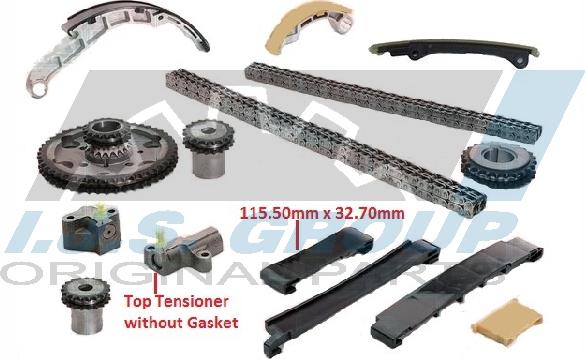 IJS GROUP 40-1008FK - Kit de distribution par chaîne droxauto.com