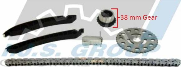 IJS GROUP 40-1149FK - Kit de distribution par chaîne droxauto.com