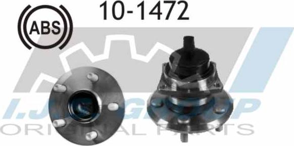 IJS GROUP 10-1472 - Kit de roulements de roue droxauto.com