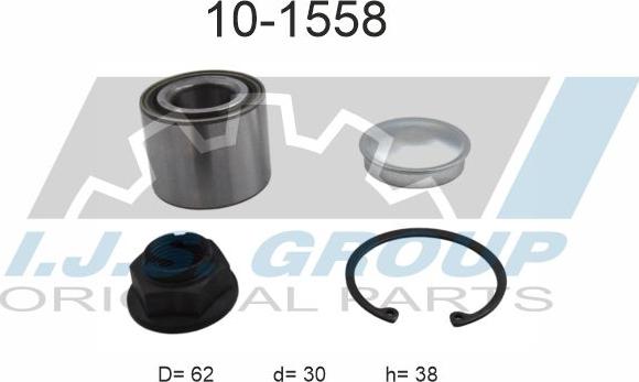 IJS GROUP 10-1558 - Roulement de roue droxauto.com