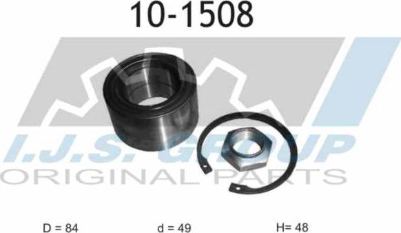 IJS GROUP 10-1508 - Kit de roulements de roue droxauto.com