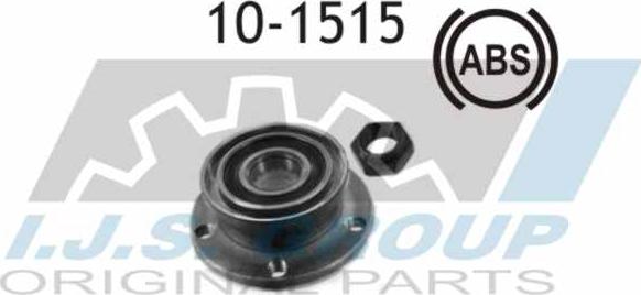 IJS GROUP 10-1515 - Kit de roulements de roue droxauto.com