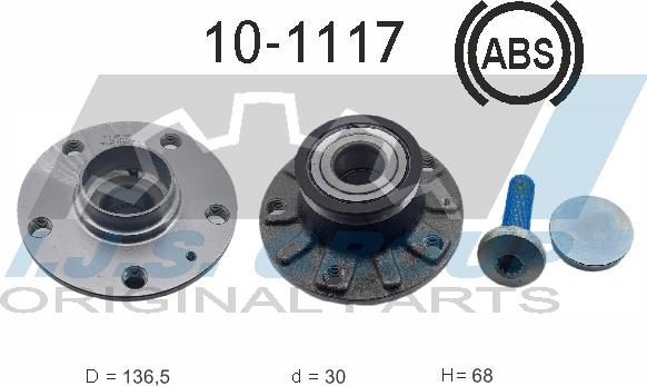 IJS GROUP 10-1117 - Kit de roulements de roue droxauto.com