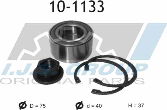 IJS GROUP 10-1133 - Kit de roulements de roue droxauto.com