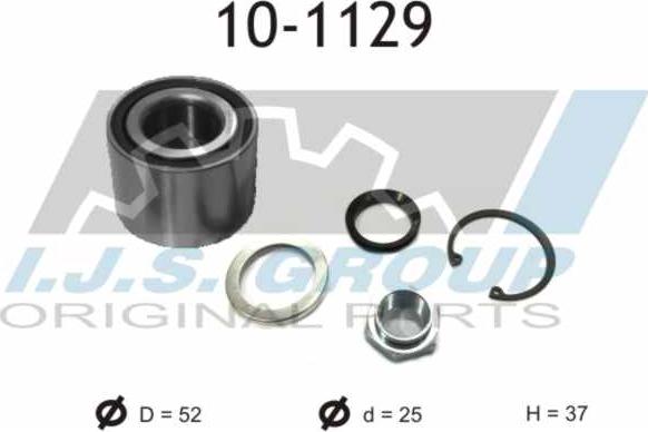 IJS GROUP 10-1129 - Kit de roulements de roue droxauto.com