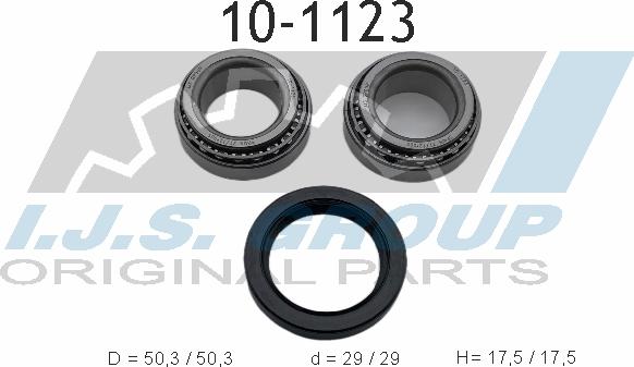 IJS GROUP 10-1123 - Kit de roulements de roue droxauto.com