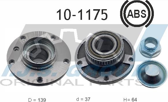 IJS GROUP 10-1175 - Kit de roulements de roue droxauto.com