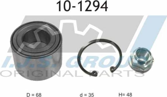 IJS GROUP 10-1294 - Kit de roulements de roue droxauto.com