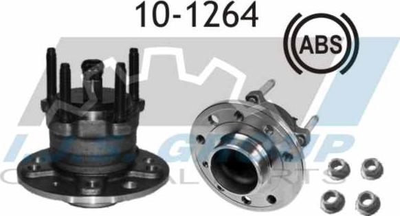 IJS GROUP 10-1264 - Kit de roulements de roue droxauto.com