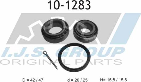 IJS GROUP 10-1283 - Kit de roulements de roue droxauto.com
