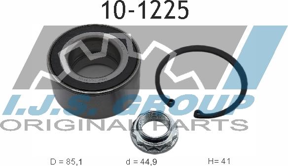 IJS GROUP 10-1225 - Kit de roulements de roue droxauto.com