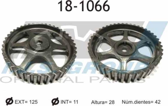 IJS GROUP 18-1066 - Roue dentée, vilebrequin droxauto.com