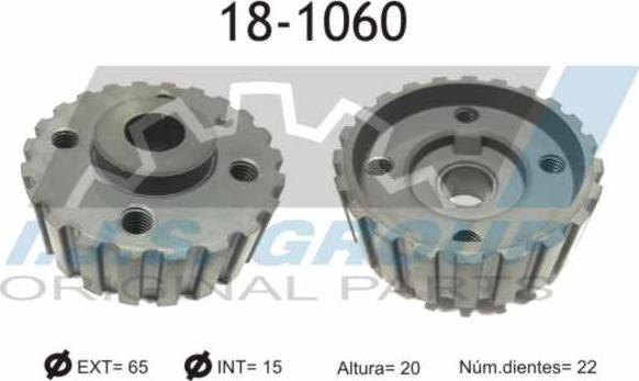 IJS GROUP 18-1060 - Roue dentée, vilebrequin droxauto.com