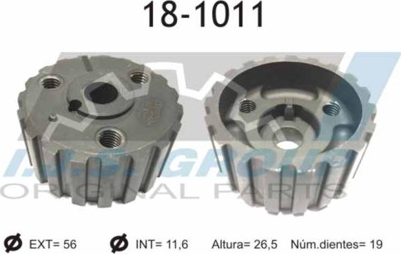 IJS GROUP 18-1011 - Roue dentée, vilebrequin droxauto.com