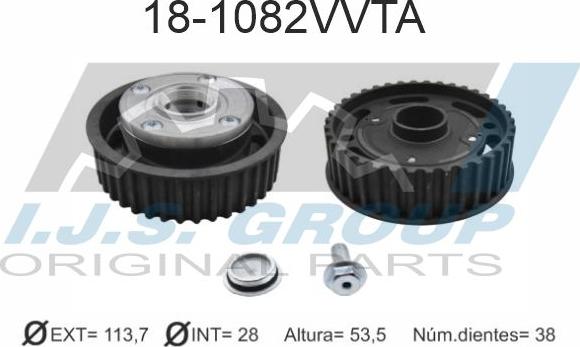 IJS GROUP 18-1082VVTA - Dispositif de réglage électrique d'arbre à cames droxauto.com