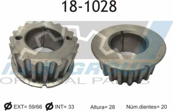IJS GROUP 18-1028 - Roue dentée, vilebrequin droxauto.com