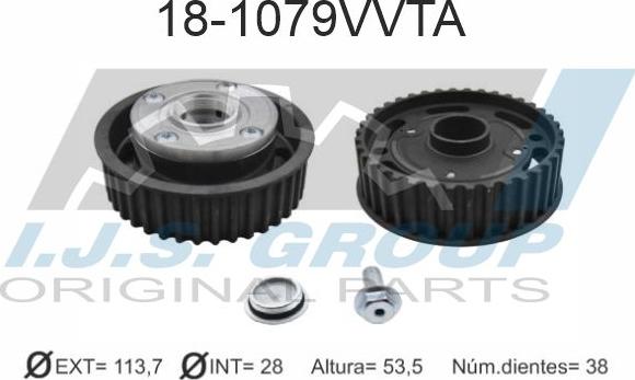 IJS GROUP 18-1079VVTA - Dispositif de réglage électrique d'arbre à cames droxauto.com