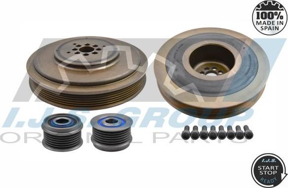 IJS GROUP 17-1098KSET - Poulie, vilebrequin droxauto.com