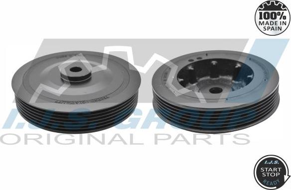 IJS GROUP 17-1041SET - Poulie, vilebrequin droxauto.com