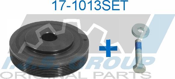 IJS GROUP 17-1013SET - Poulie, vilebrequin droxauto.com