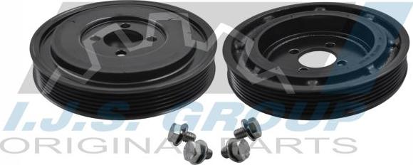 IJS GROUP 17-1038SET - Poulie, vilebrequin droxauto.com