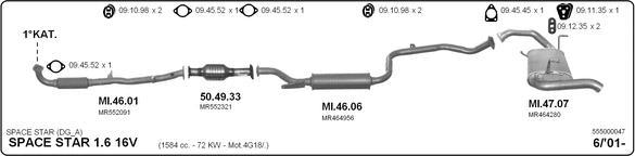 IMASAF 555000047 - Échappement droxauto.com