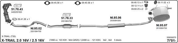 IMASAF 558000075 - Échappement droxauto.com