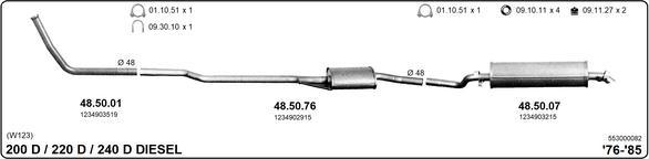 IMASAF 553000082 - Échappement droxauto.com