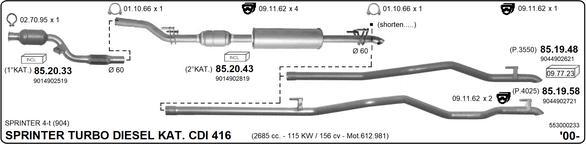 IMASAF 553000233 - Échappement droxauto.com
