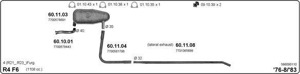 IMASAF 566000110 - Échappement droxauto.com
