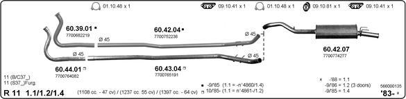 IMASAF 566000135 - Échappement droxauto.com