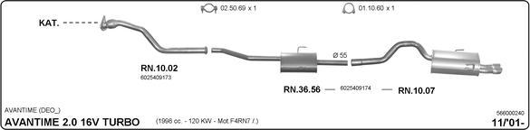 IMASAF 566000240 - Échappement droxauto.com