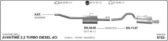 IMASAF 566000284 - Échappement droxauto.com